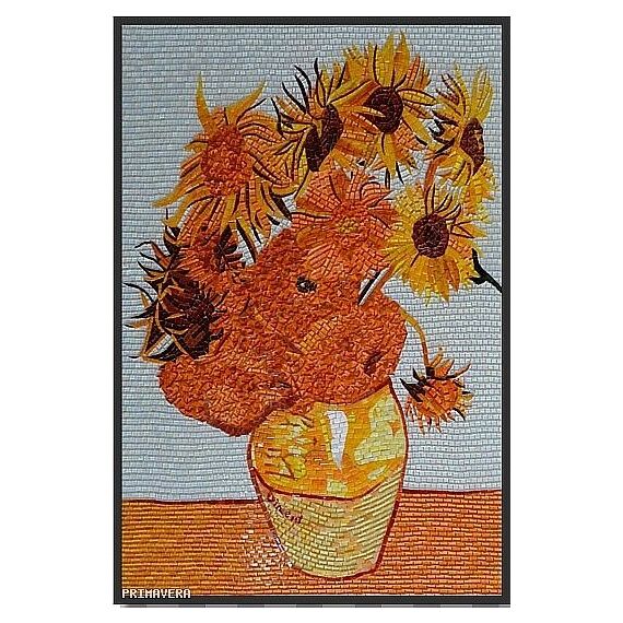 Mozaika szklana Van Gogh Słoneczniki