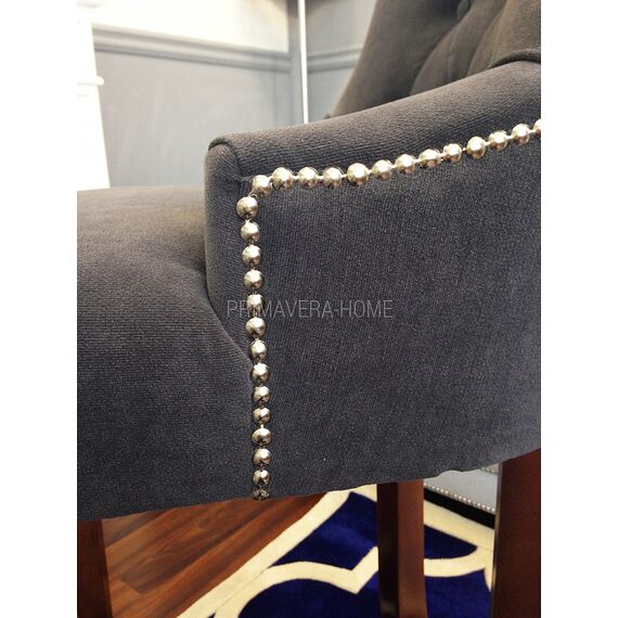 Stool glamour upholstered quilted bar modern dining room TIFFANY