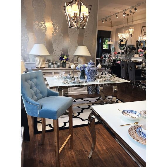 Stool glamour upholstered quilted bar modern dining room TIFFANY