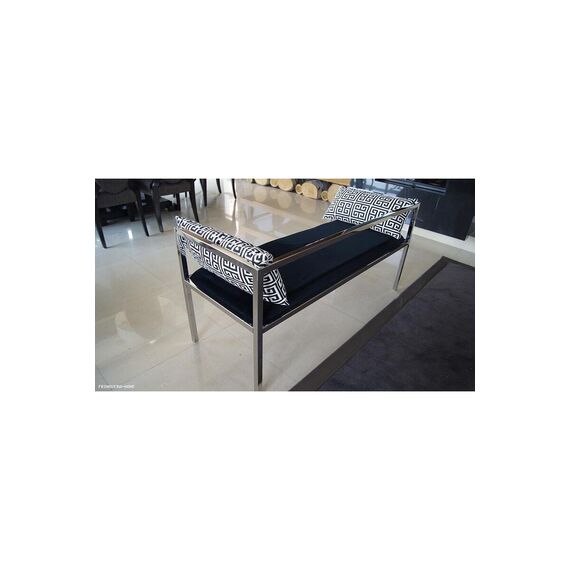 Seat GLAMOUR silver stainless steel