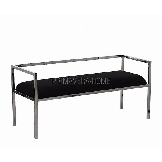 Seat GLAMOUR silver stainless steel