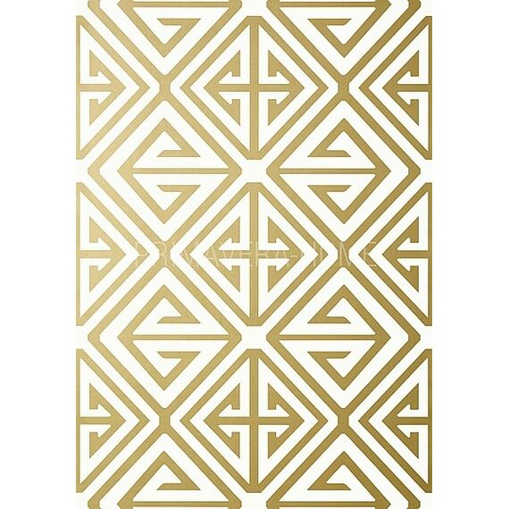 BRIDGE HAMPTON Tapeta geometryczna złota w stylu nowojorskim angielskim amerykańskim