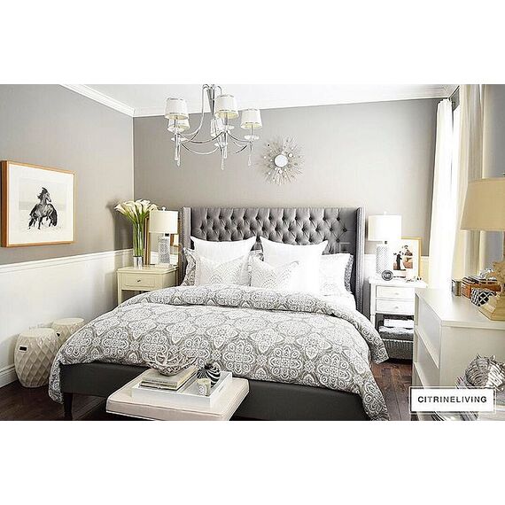 Glamorous New York style bed EUFORIA, different sizes