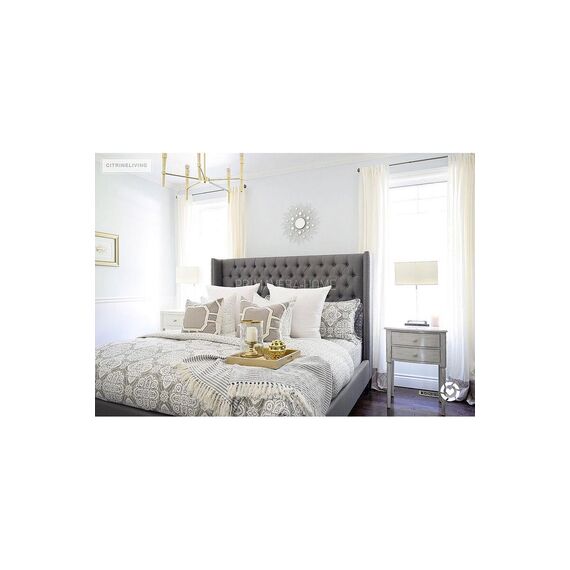 Glamorous New York style bed EUFORIA, different sizes