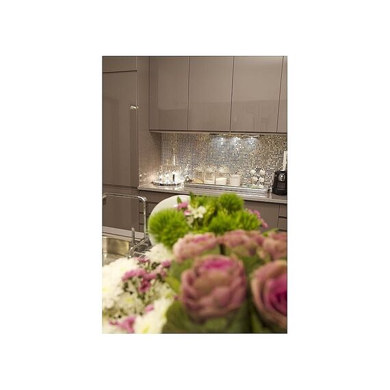 Glass mosaic Silver NEL super shine