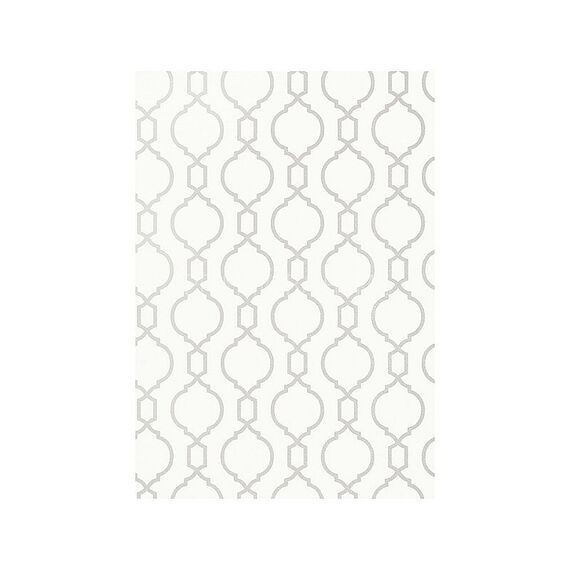 GEOMETRIC RESOURCE New York style geometric wallpaper American style WHITE GREY SILVER SILVER