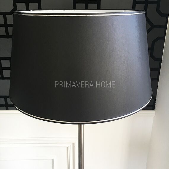 Black or white glamour lampshade MIRLA