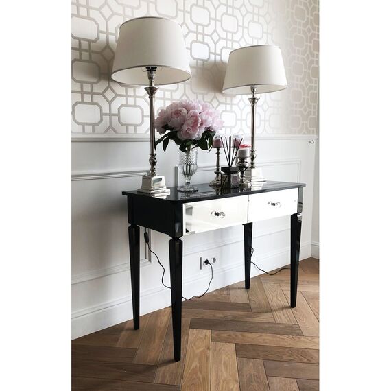 Mirror console ELEGANCE Glamour New York black white