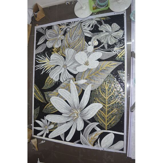 Obraz z Mozaiki szklanej FLOWER