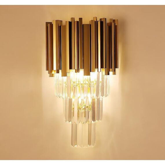 Luxury crystal wall lamp glamour wall lamp , gold EMPIRE