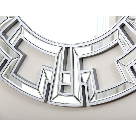 New York style decorative mirror glamour silver ELISE