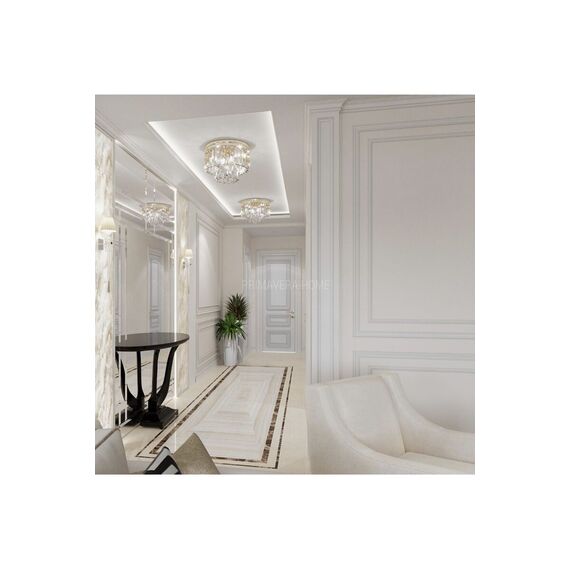 Crystal Plafonds GLAMOUR SILVER