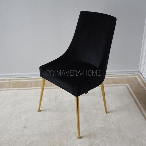 Glamour chair, golden legs MODERN