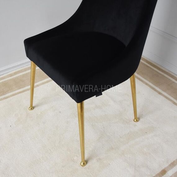 Glamour chair, golden legs MODERN
