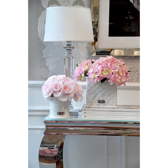 Bukiet sztucznych kwiatów piwonie różowe