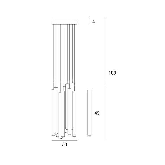 Ponsacco Pendant lamp medium GOLDEN