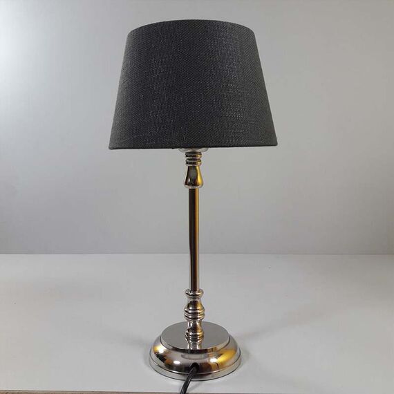 Abażur nowojorski czarny CHRISTIN 35 cm