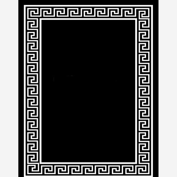 Apollo carpet Black and white