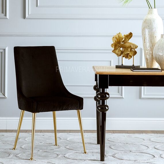 Glamour chair, golden legs MODERN