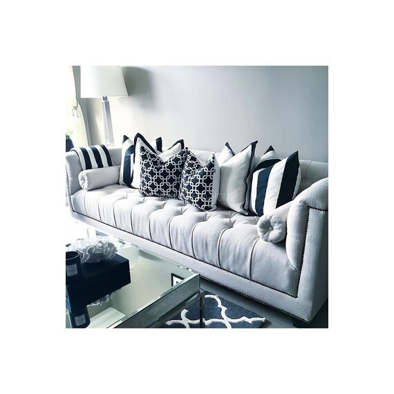 PAOLA quilted glamour sofa