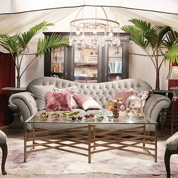 Luksusowa pikowana sofa 3 osobowa aksamitna kanapa z funkcją spania ROMA