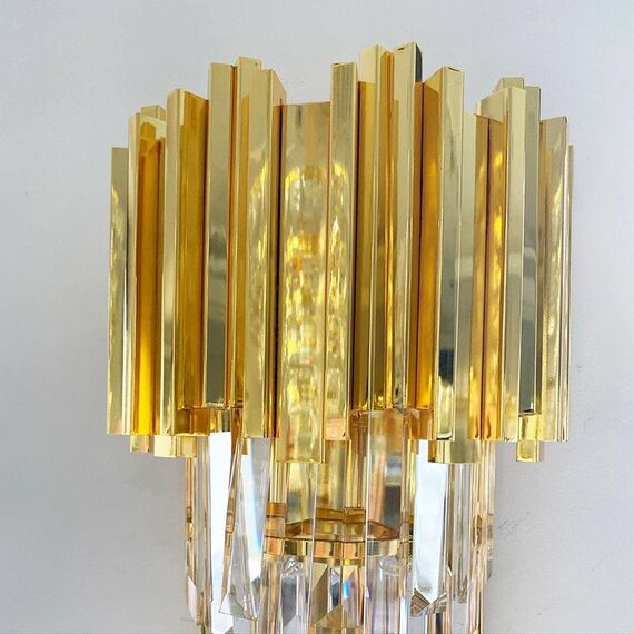 Luxury crystal wall lamp glamour wall lamp , gold EMPIRE