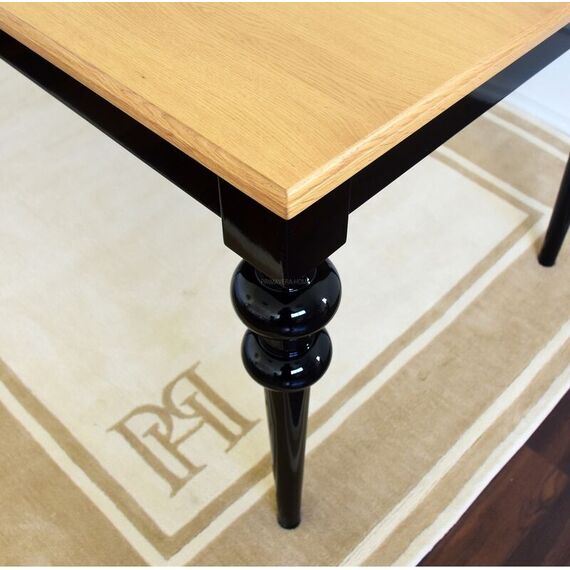 Wooden glamour table for dining room Milano