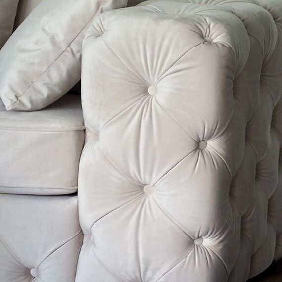 Luksusowa sofa pikowana z funkcją spania nowoczesna kanapa MILANO