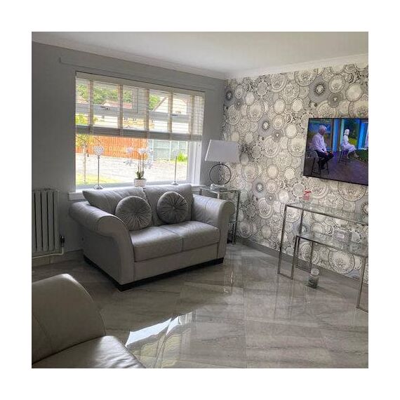 Decorative wallpaper glamor Versace Les Étoiles De La Mer plates shade of gray