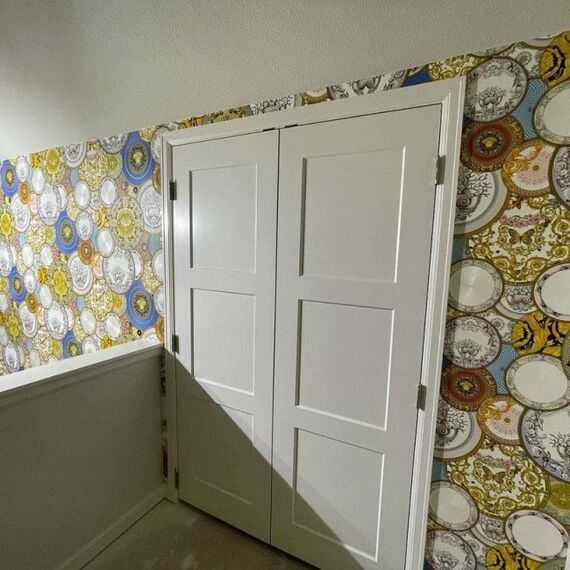 Wallpaper glamour Versace Les Etoiles de la Mer 2 glossy multicolored