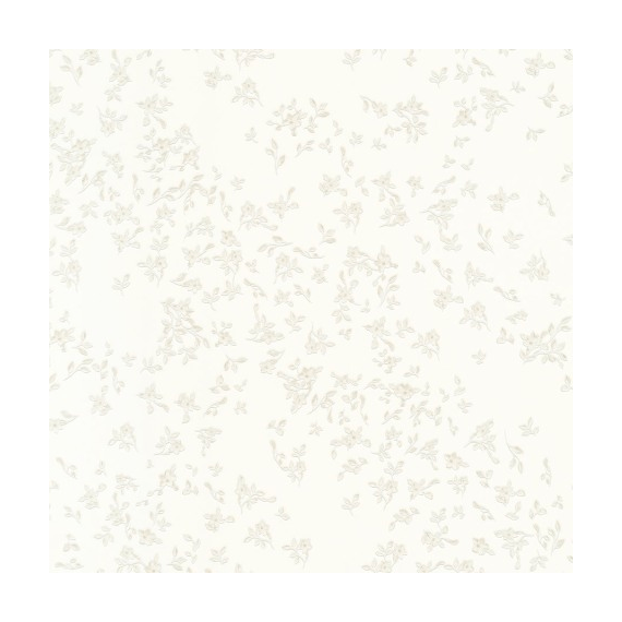 Versace Barocco Flowers wallpaper silver white background