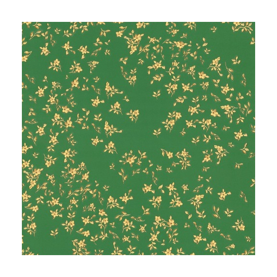 Exclusive luxury wallpaper Versace geometric shades of green with gold flowers