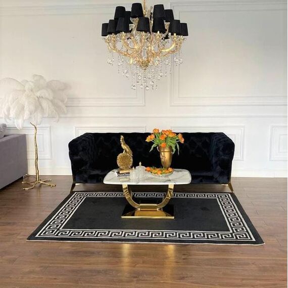 Apollo carpet Black and white