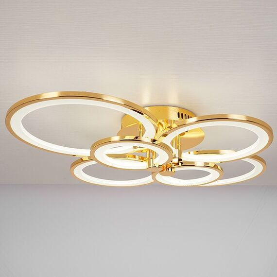 Modern LED ceiling lamp Art Deco Modern gold for the living room of the bedroom CERCHIO
