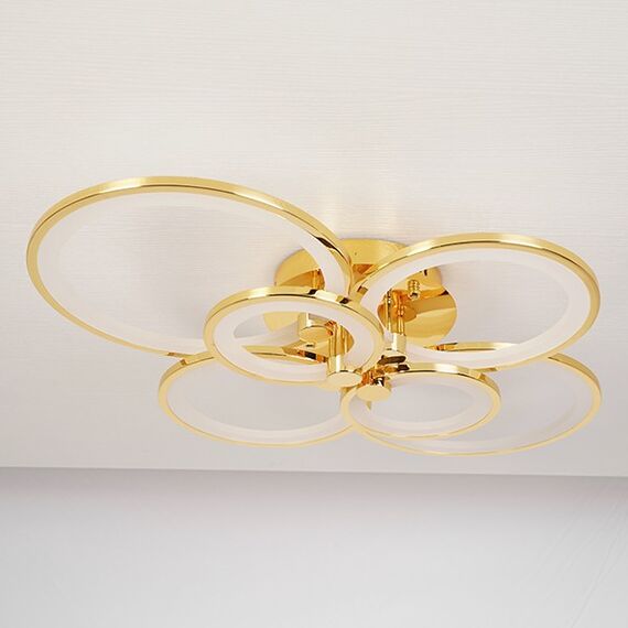 Modern LED ceiling lamp Art Deco Modern gold for the living room of the bedroom CERCHIO
