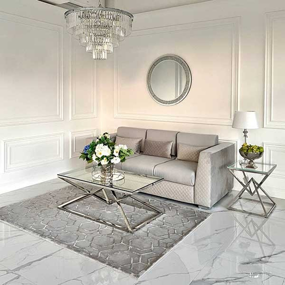 Sofa glamour 3 seater for the living room, dining room, office comfortable COMFORT