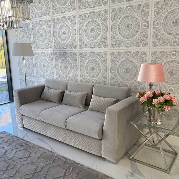 Sofa glamour 3 seater for the living room, dining room, office comfortable COMFORT