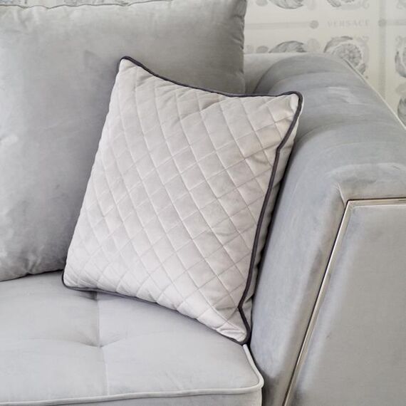 A stylish pillow with a diamond pattern for the living room, bedroom