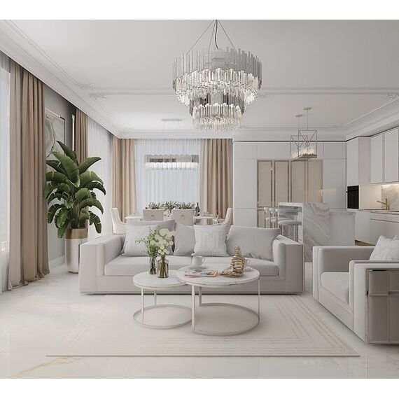 EMPORIO gray silver glamor armchair modern