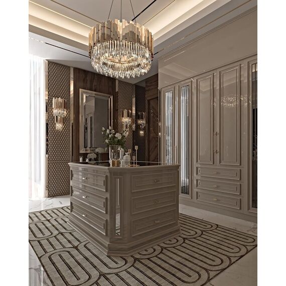 Luxury crystal wall lamp glamour wall lamp , gold EMPIRE