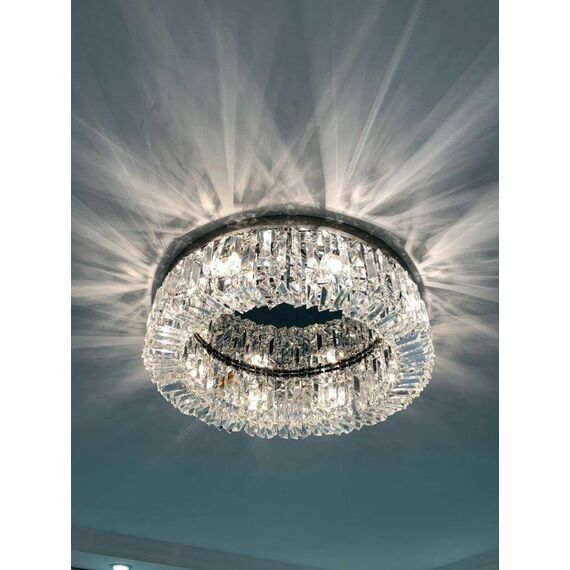 Ceiling lamp crystal modern glamor ceiling lamp STELLA silver New York style