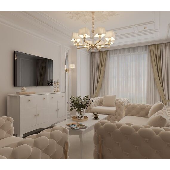 Coffee table to the living room white black high gloss ELENA GLAMOR