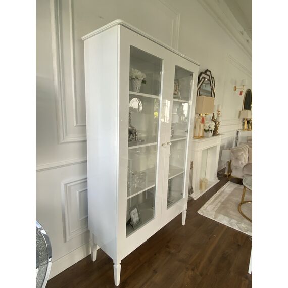 ELEGANCE New York modern glamor display cabinet with high gloss