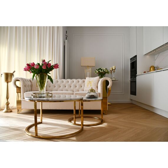 New York glamour sofa modern AVIATOR GOLD