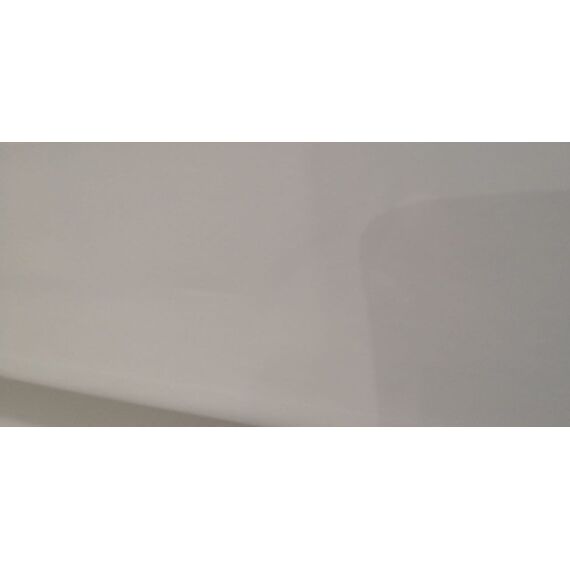 Stół glamour do jadalni, nowoczesny srebrny z białym szklanym blatem, stalowy 240cm BOND OUTLET