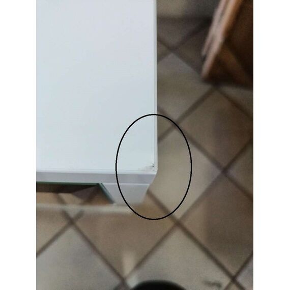 Szafka nocna glamour, boczna, drewniana, lakierowana, nowoczesna do salonu, do sypialni, złota VIKI OUTLET