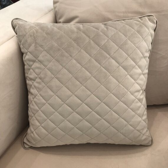 Pillow 45x45 elegant, decorative, diamond-shaped, kedra, beige