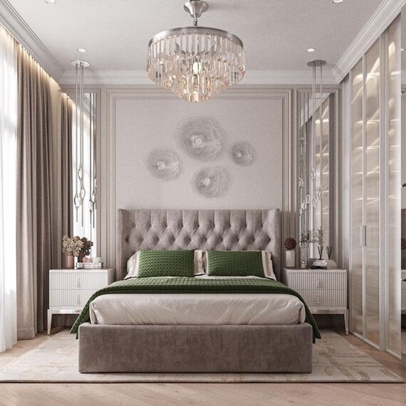 Crystal Plafonds GLAMOUR SILVER S