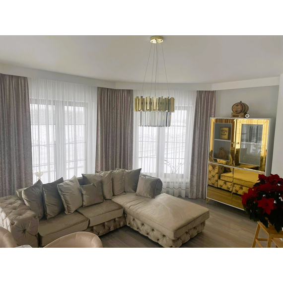 Exclusive glamor display cabinet, mirrored, high-gloss chest of drawers, high, wooden, mirrored gold display cabinet VENICE