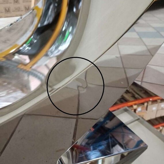 Išskirtinis žavingas stalas valgomajam, modernus, dizaineris, stiklinis stalviršis, sidabrinis ART DECO II OUTLET